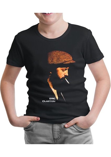 Eric Clapton Siyah Çocuk Tshirt