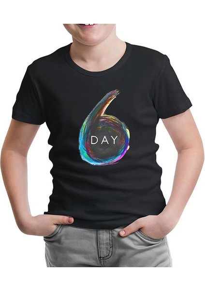 Day6 - Logo Siyah Çocuk Tshirt