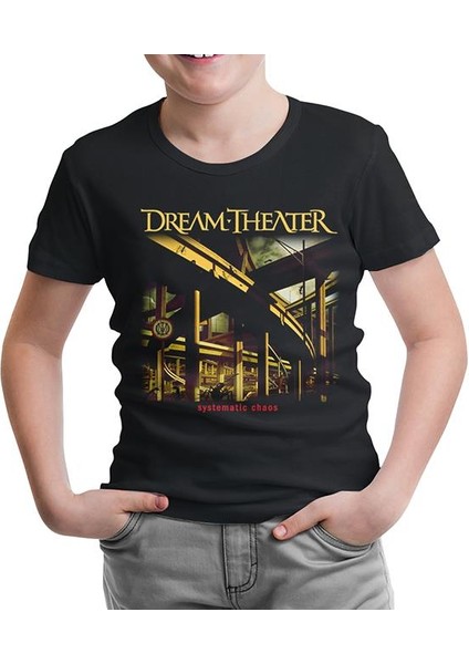 Dream Theater - Systematic Chaos Siyah Çocuk Tshirt