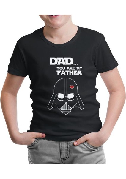 Star Wars - You Are My Father Siyah Çocuk Tshirt