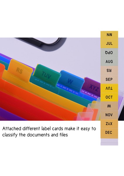 Accordian Genişleyen Dosya Klasörü A4 Kağıt Dolabı (Yurt Dışından)