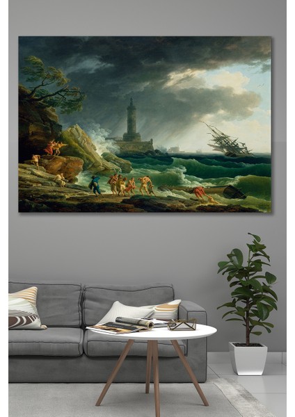 100X140 Kaçış Rönesans Duvar Kanvas Tablo