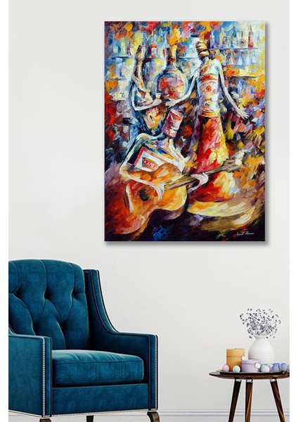 100X140 Sürreal Sanat Duvar Kanvas Tablo