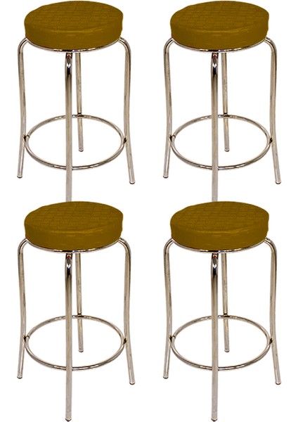 Bar Taburesi 4 Adet - Kahve