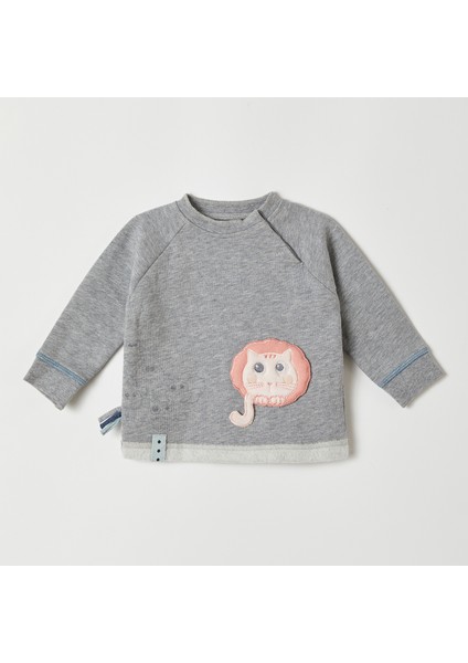 Organik Sweatshirt,grey Melange