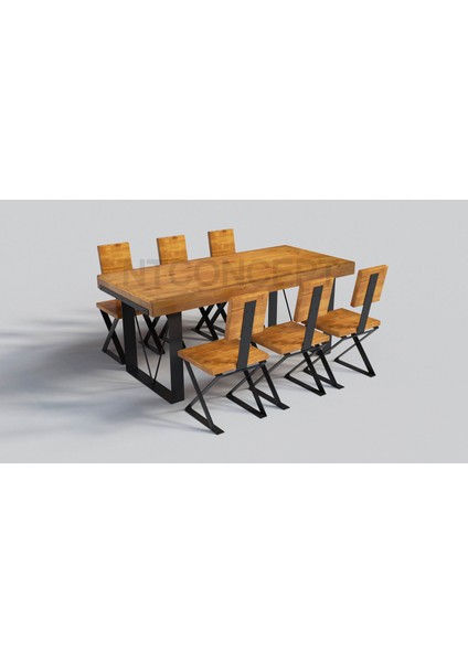 Masif Ahşap Masa Takımı