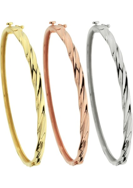 Sarmaşık Altın Kelepçe 14 Ayar