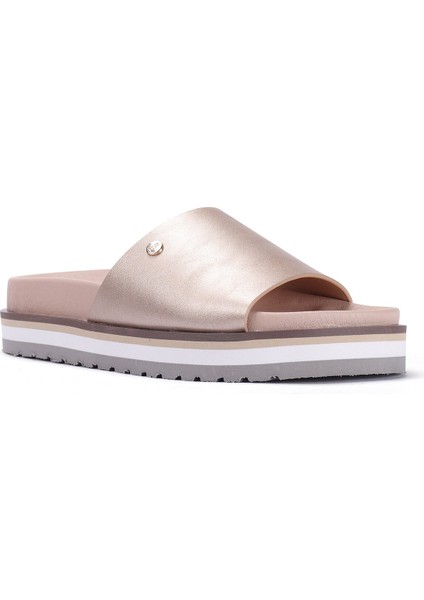 Dannıla 2fx Altın Kadın Kalın Taban Terlik