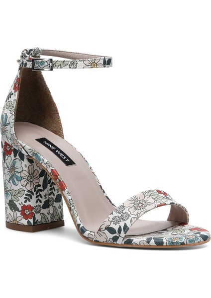 Yelte 2fx Kırık Beyaz Kadın Topuklu Sandalet