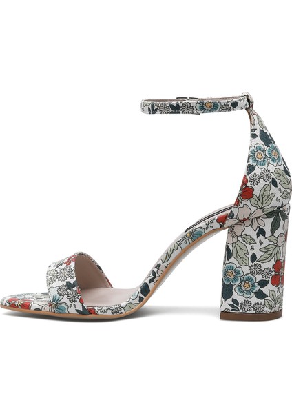 Yelte 2fx Kırık Beyaz Kadın Topuklu Sandalet fırsatları