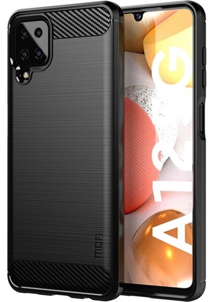 Samsung Galaxy A12 Için Yumuşak Tpu Cep Telefonu Kılıfı - Siyah (Yurt Dışından)