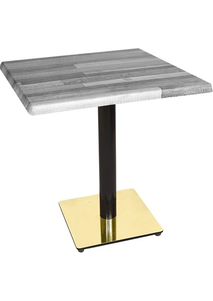 Karanfil Werzalit Gold Kare Masa 70X70 - Picadelly White