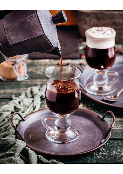 Irlanda Kahvesi Bardağı Irish Coffee Latte 2 Adet