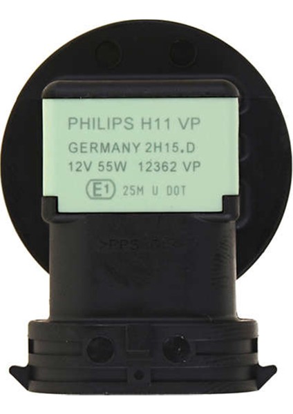 (2 Adet) Phılıps H11 12V 55W Standart Ampul 12362 Prc1