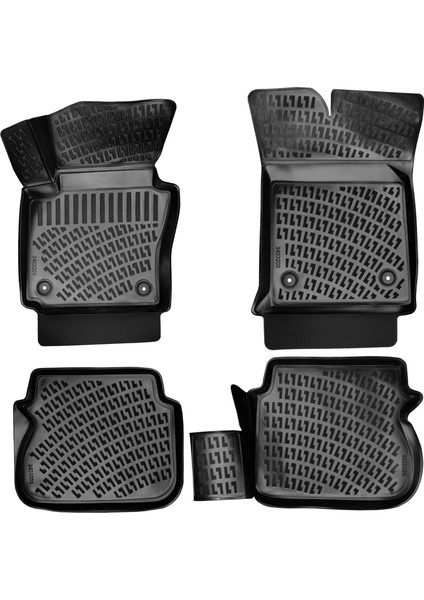 Volkswagen Caddy 2016 Sonrası 3D Havuzlu Paspas