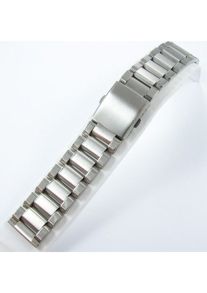 22MM Çelik Saat Kordonu Yandan Kilitli Spor Metal Saat Kordonu indirimleri