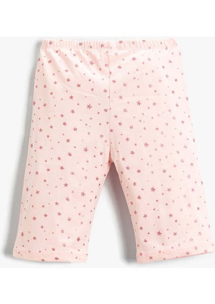 Kız Çocuk Yıldız Baskılı Midi Tayt Pamuklu fiyatları