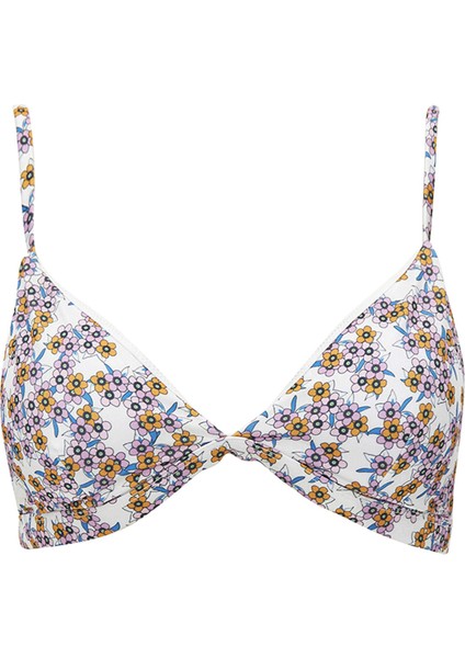 Çiçek Desenli Triangle Bikini Üstü U5346AZ21HS