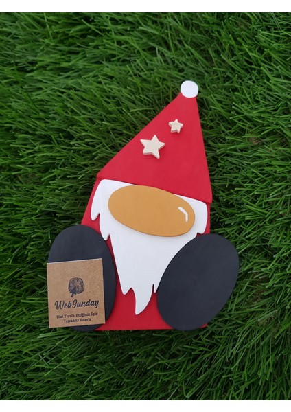 Dekoratif Ahşap Noel Baba - Yılbaşı Süsü fiyatları