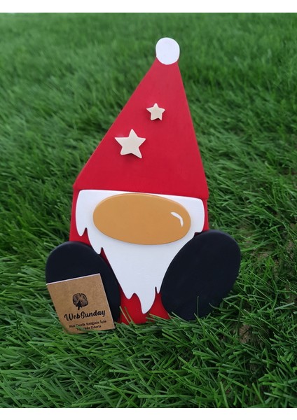 Dekoratif Ahşap Noel Baba - Yılbaşı Süsü modelleri