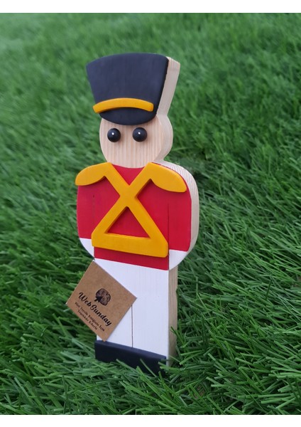 Dekoratif Ahşap Kurşun Asker - Yılbaşı Süsü fırsatları