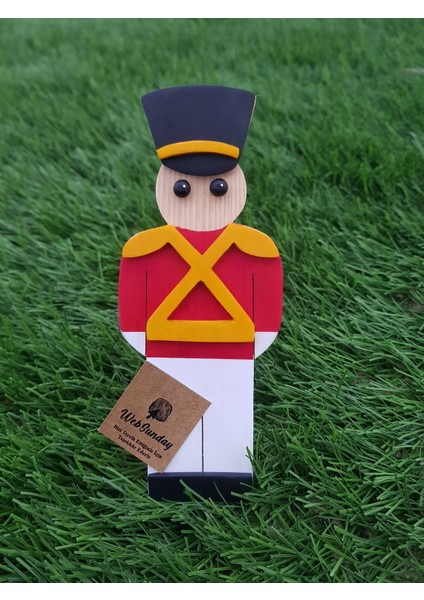 Dekoratif Ahşap Kurşun Asker - Yılbaşı Süsü indirimleri