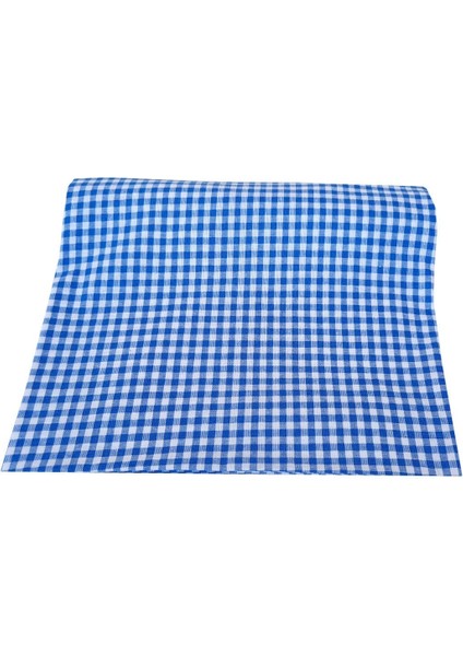 Yer Sofra Bezi Piknik Masa Örtüsü Zefir Kare Desen 170X170-SIYAH