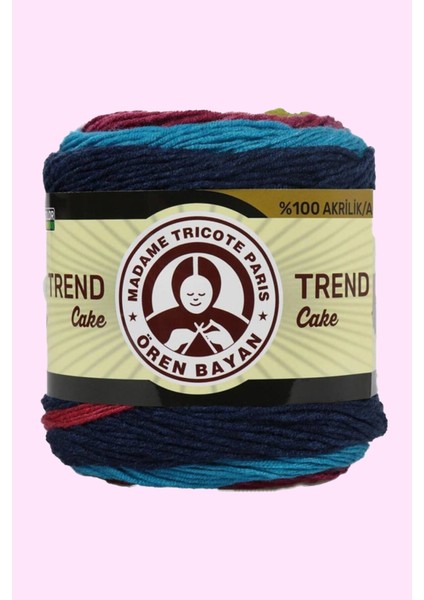 3 Adet Trend Cake Batik Ebruli El Örgü Ipi 634 modelleri