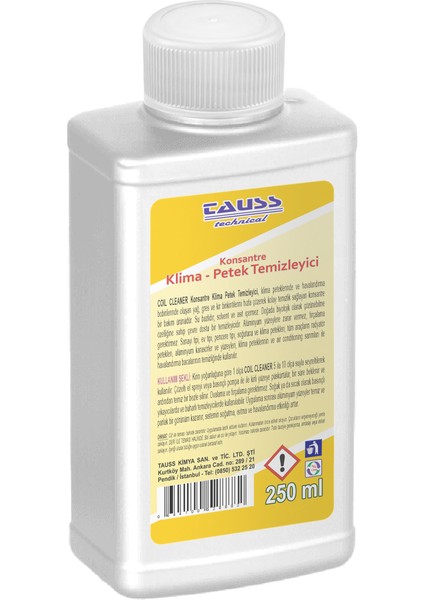 COIL CLEANER / ULTRA (Konsantre Hazır Klima - Petek Temizleyici) 250 ml fiyatları