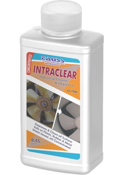 INTRACLEAR / ULTRA (Konsantre Endüstriyel Yağ & Gres Sökücü) 250 ml