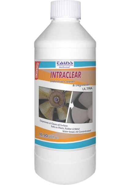 INTRACLEAR / ULTRA (Konsantre Endüstriyel Yağ & Gres Sökücü) 500 ml