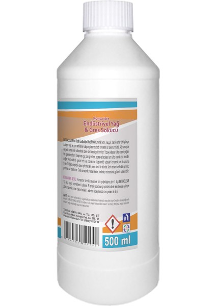 INTRACLEAR / ULTRA (Konsantre Endüstriyel Yağ & Gres Sökücü) 500 ml