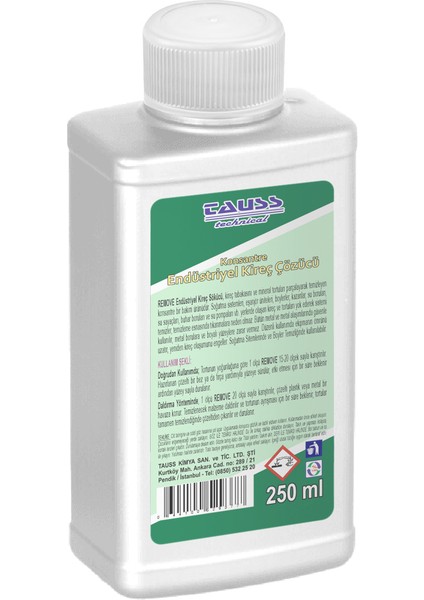 REMOVE / ULTRA (Konsantre Endüstriyel Kireç Çözücü) 250 ml