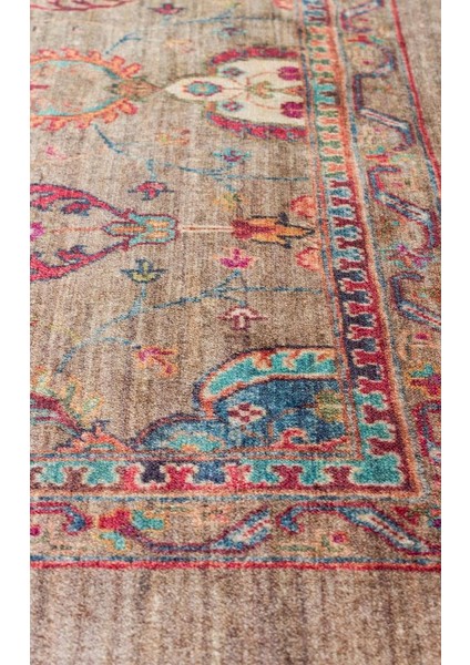 Antıque Atk 07 Kolay Kullanımlı Kaymaz Karabağ ve Antik Desenlere Sahip Yıkanabilir Makine Halısı indirimleri