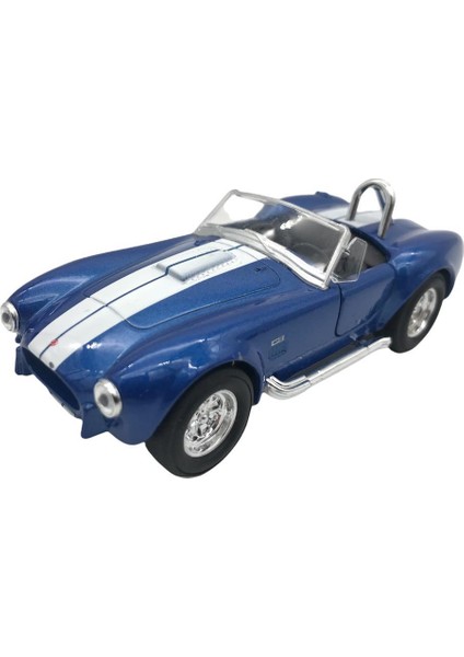 1:38 Metal Çek Bırak Araba 1965 Shelby Cobra 427 S/c 43761D