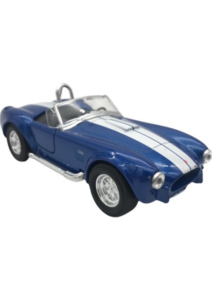 1:38 Metal Çek Bırak Araba 1965 Shelby Cobra 427 S/c 43761D