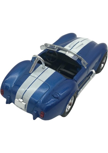 1:38 Metal Çek Bırak Araba 1965 Shelby Cobra 427 S/c 43761D