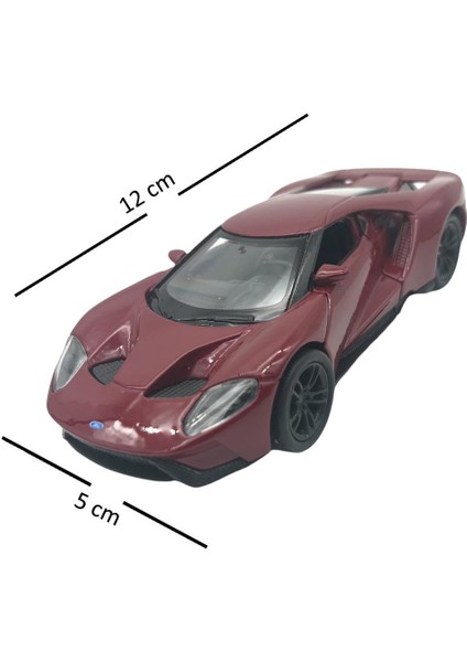 1:38 Metal Çek Bırak Araba 2017 Ford Gt 43748D