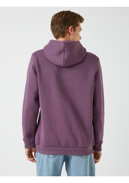 Kurt Işlemeli Kapşonlu Sweatshirt fırsatları