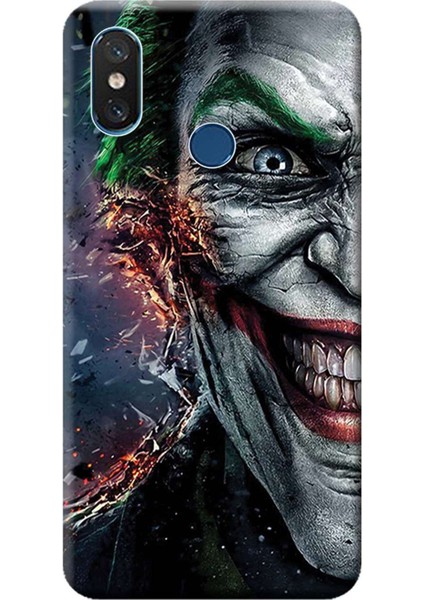 Xiaomi Mi 8 Kılıf Desen Baskılı Silikon Kapak Joker STK:595