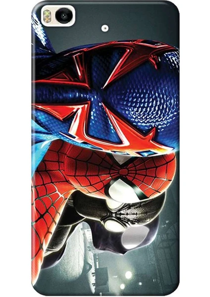 Xiaomi Mi 5s Kılıf Desen Baskılı Silikon Kapak Spiderman STK:253