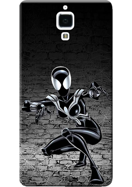 Xiaomi Mi4 / Mi 4 Kılıf Desen Baskılı Silikon Kapak Spider Girl STK:608