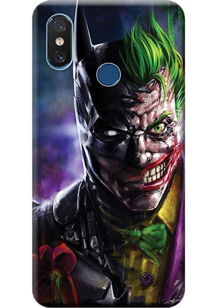 Xiaomi Mi 8 Kılıf Desen Baskılı Silikon Kapak Joker STK:594