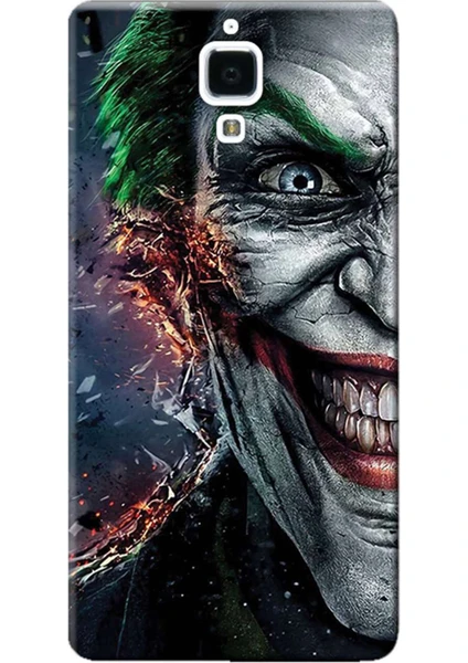 Xiaomi Mi4 / Mi 4 Kılıf Desen Baskılı Silikon Kapak Joker STK:595