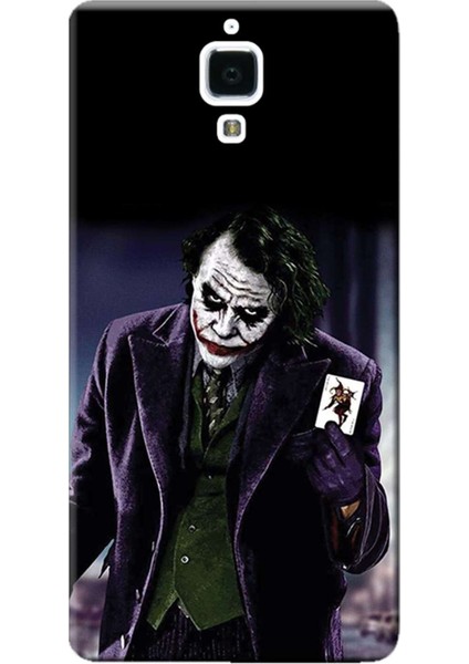 Xiaomi Mi4 / Mi 4 Kılıf Desen Baskılı Silikon Kapak Joker STK:599