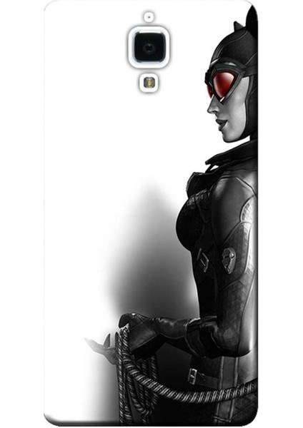 Xiaomi Mi4 / Mi 4 Kılıf Desen Baskılı Silikon Kapak Cat Women STK:234