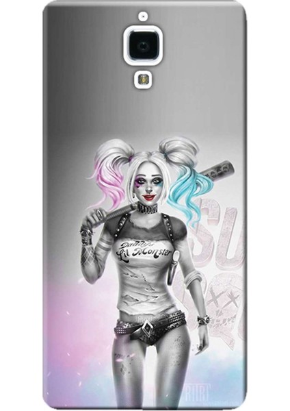 Xiaomi Mi4 / Mi 4 Kılıf Desen Baskılı Silikon Kapak Harley Quinn STK:598