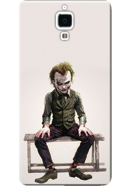 Xiaomi Mi4 / Mi 4 Kılıf Desen Baskılı Silikon Kapak Joker STK:600