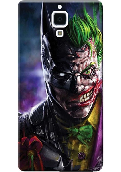 Xiaomi Mi4 / Mi 4 Kılıf Desen Baskılı Silikon Kapak Joker STK:594