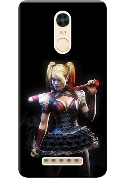 Xiaomi Redmi Note 3 Kılıf Desen Baskılı Silikon Kapak Knight Harley Quinn STK:597